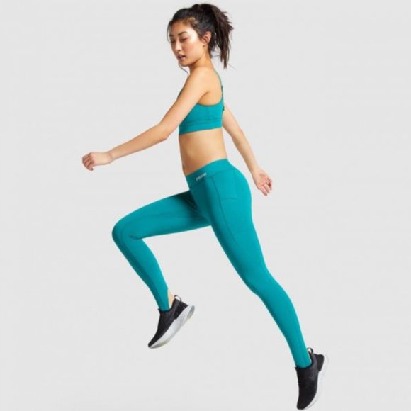 Gymshark Illumination Leggings - Emerald (size medium/30-31) - Picture 1 of 8